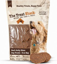 The Treat Shack Limited Ingredient High Protein Beef Jerky Discs Dog Treats, 6-oz bag