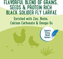 Manna Pro Farmhouse Favorites Fly & Fruit Feather Support High-Protein Chicken Treats, 7-lb slide 2 of 7
