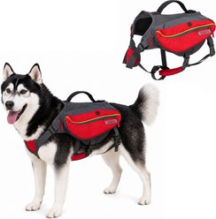 KONG Sport Trek Pack Dog Backpack, Red, Medium