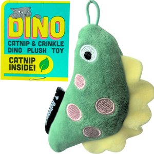 Repounce Dino Catnip & Crinkle Plush Toy Cat Toy
