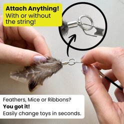 Repounce Forever Stick Feather Toy Lures Cat Toy slide 2 of 9