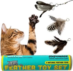 Repounce Feather Toy Set Cat Toy, 3 count slide 1 of 9