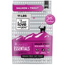 I and Love and You Naked Essentials Salmon & Trout Recipe Grain-Free Dry Cat Food, 11-lb bag
