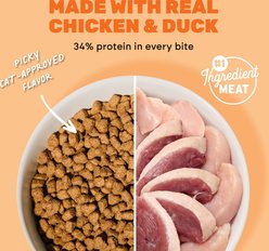 I and Love and You Naked Essentials Chicken & Duck Recipe Dry Cat Food, 3.4-lb bag slide 2 of 8
