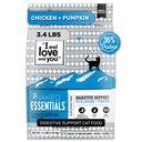 I and Love and You Naked Essentials Digestive Support Chicken and Pumpkin Recipe Dry Cat Food, 3.4-lb bag