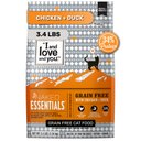 I and Love and You Naked Essentials Chicken & Duck Recipe Dry Cat Food, 3.4-lb bag