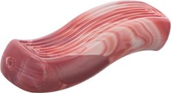 BARK Tough Break Bacon Chew Dog Toy, Red