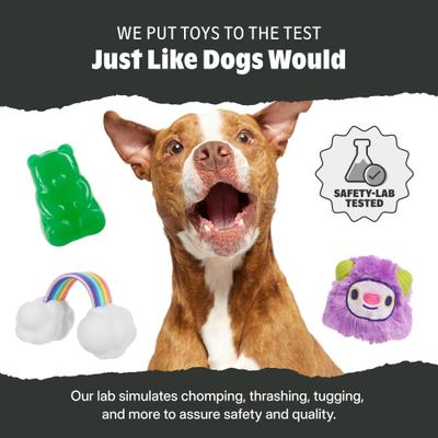Show full view: BARK Avocadoggo Tough Chewer Treat Dispensers Dog Toy, Green slide 6 of 7