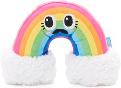BARK Mr. Blue Sky Squeaky Plush Dog Toy, Multicolor