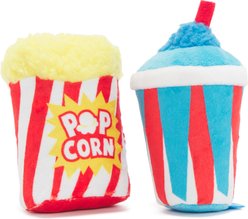 BARK Movie Bites Squeaky Plush Dog Toy, Multicolor