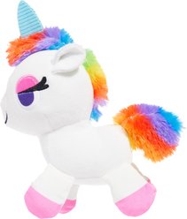 BARK Hay Girl Unicorn Squeaky Plush Dog Toy, Multicolor
