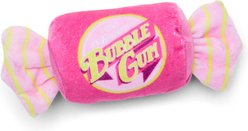 BARK Bubble Gum Squeaky Plush Dog Toy, Pink