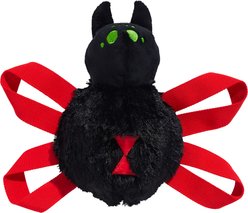 BARK Blake Widow Squeaky Plush Dog Toy, Black