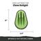 Show in main carousel: BARK Avocadoggo Tough Chewer Treat Dispensers Dog Toy, Green slide 2 of 7