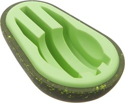 BARK Avocadoggo Tough Chewer Treat Dispensers Dog Toy, Green