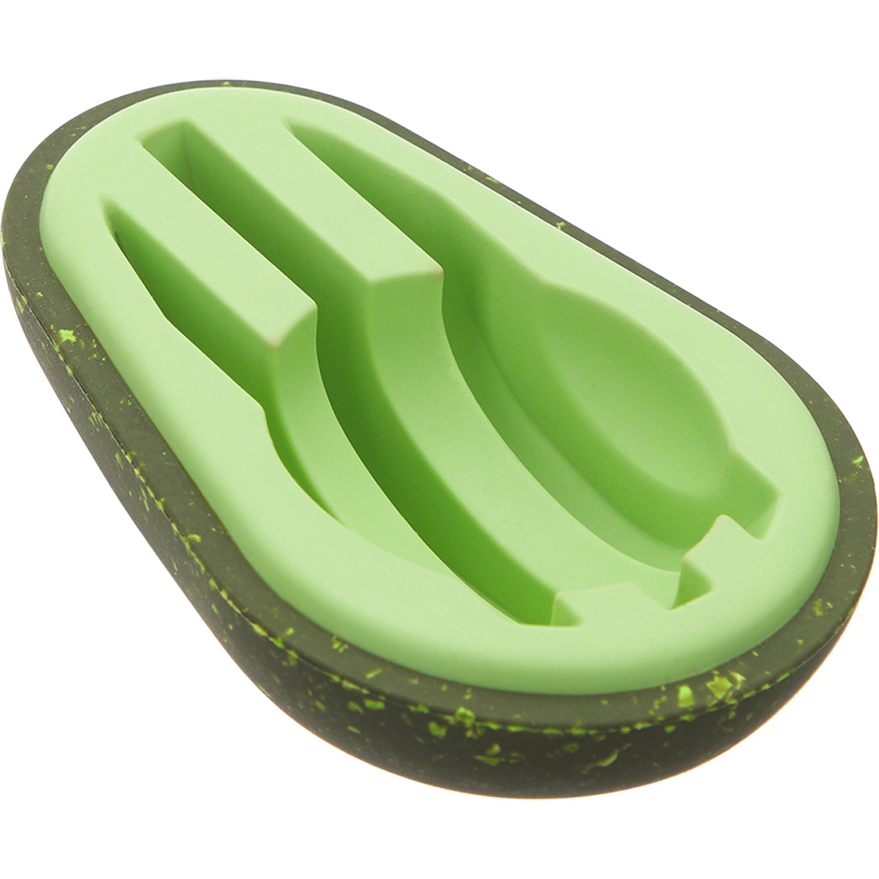 BARK Avocadoggo Tough Chewer Treat Dispensers Dog Toy, Green