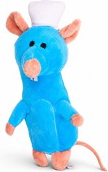 Buckle-Down Disney Ratatouille Chef Remy Rat Squeaky Plush Dog Toy, Blue