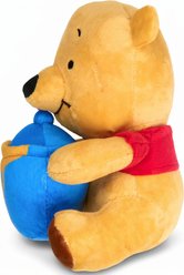 Buckle-Down Disney Winnie the Pooh Winking Hunny Pot Sitting Squeaky Plush Dog Toy, Yellow slide 2 of 6