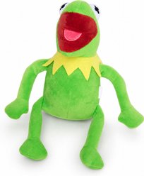 Buckle-Down Disney The Muppets Kermit the Frog Squeaky Plush Dog Toy
