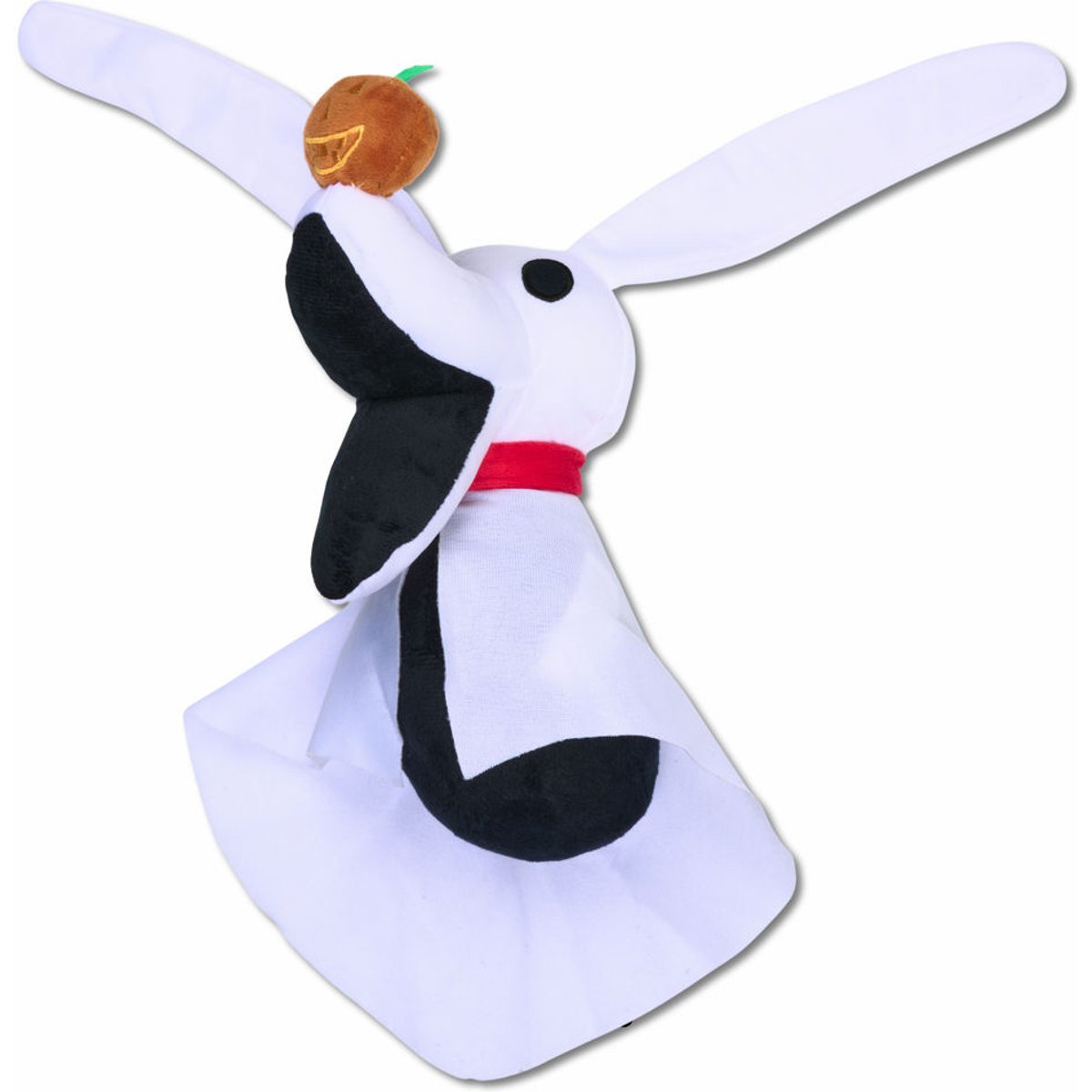 Buckle-Down Disney The Nightmare Before Christmas Zero Squeaky Plush Dog Toy, White