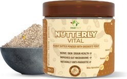 Pawfect Nutterly Vital All Natural Grain-Free Peanut Butter Powder with Brewer's Yeast Dog Food Topper, 8.81-oz jar
