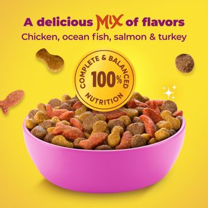 Meow Mix Kitten Li’l Nibbles Dry Cat Food, 14.2-lb bag