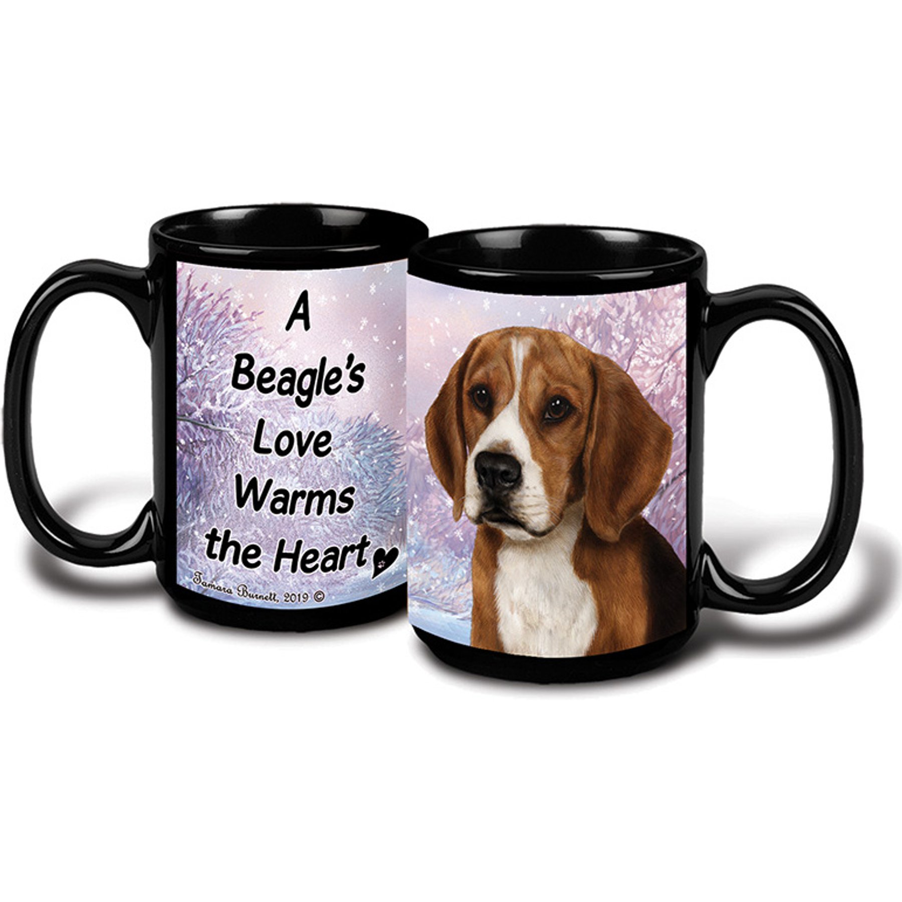 Pet Gifts USA Beagle Winter Coffee Mug, 15-oz