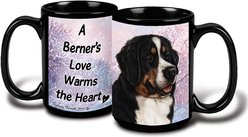 Pet Gifts USA Bernese Mountain Dog Winter Coffee Mug, 15-oz
