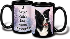 Pet Gifts USA Border Collie Winter Coffee Mug, 15-oz