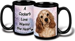 Pet Gifts USA Cocker Spaniel Buff Winter Coffee Mug, 15-oz