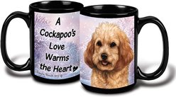 Pet Gifts USA Cockapoo Buff Winter Coffee Mug, 15-oz