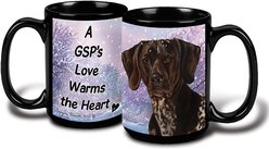 Pet Gifts USA German Shorthaired Pointer Winter Coffee Mug, 15-oz