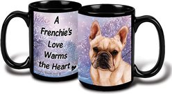 Pet Gifts USA French Bulldog Cream Winter Coffee Mug, 15-oz