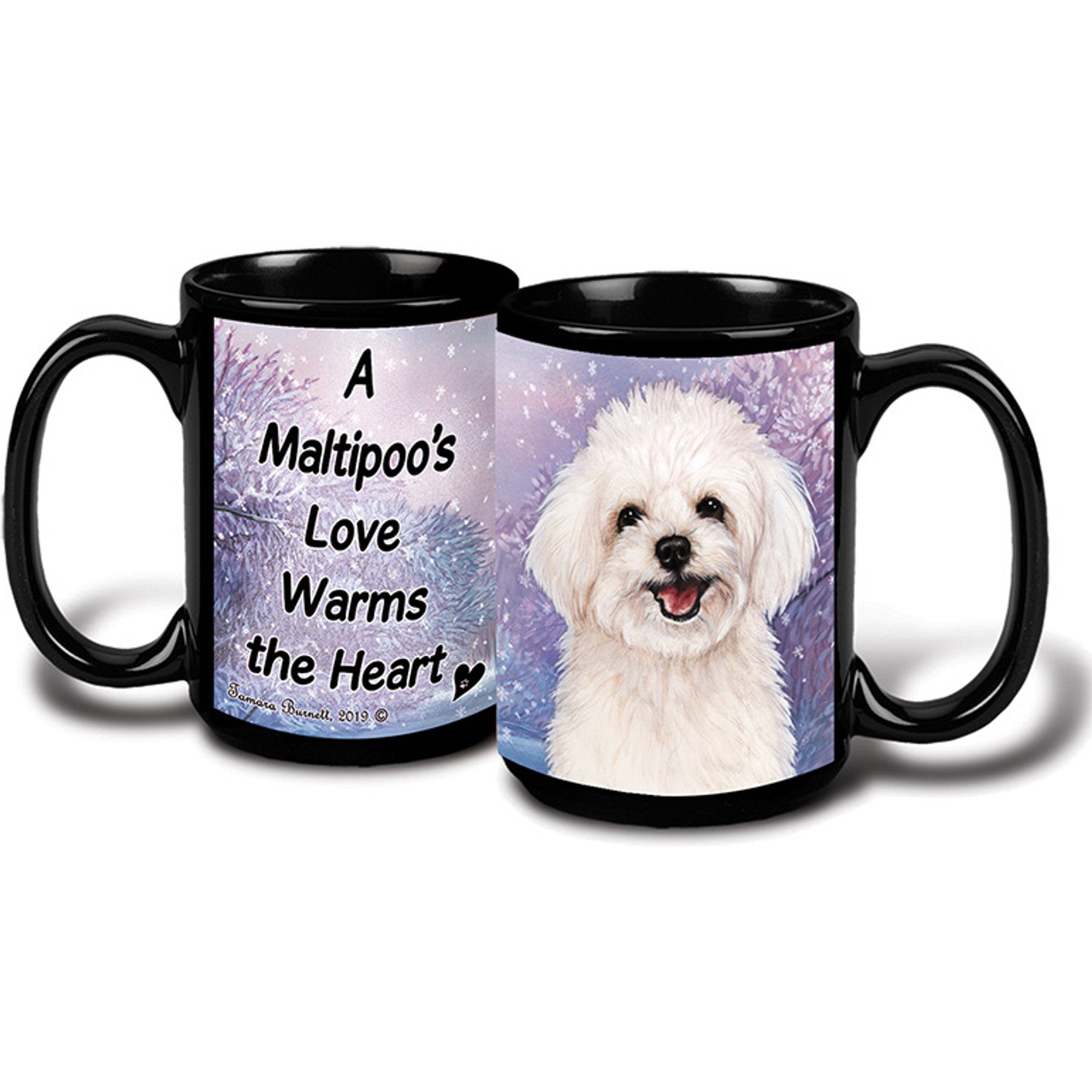 Pet Gifts USA Maltipoo Winter Coffee Mug, 15-oz