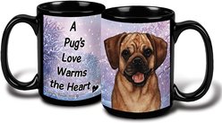 Pet Gifts USA Puggle Fawn Winter Coffee Mug, 15-oz