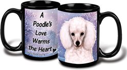 Pet Gifts USA Poodle Winter Coffee Mug, 15-oz, White