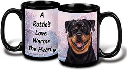Pet Gifts USA Rottweiler Winter Coffee Mug, 15-oz