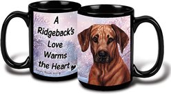 Pet Gifts USA Rhodesian Ridgeback Winter Coffee Mug, 15-oz
