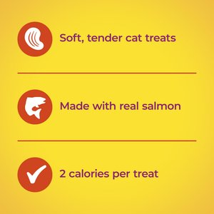 Meow Mix Irresistibles Soft Real Salmon Cat Treats, 3-oz bag