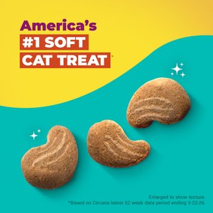Meow Mix Irresistibles Soft Real Salmon Cat Treats, 3-oz bag