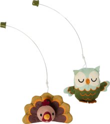 Frisco Turkey & Owl Cat Tracks Cat Toy with Silvervine & Catnip slide 2 of 6