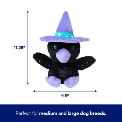Show full view: Frisco Halloween Raven Plush Squeaky Dog Toy, Medium/Large slide 2 of 7