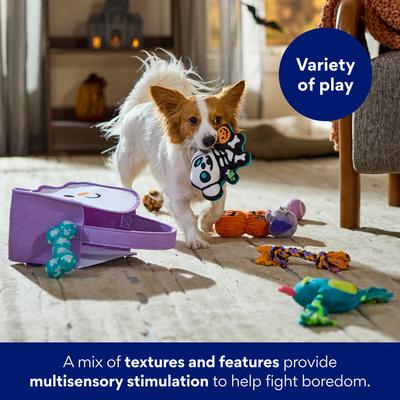 Show full view: Frisco Halloween Ghost Boo Bag Variety Pack Dog Toy, Medium, 7 count slide 7 of 9