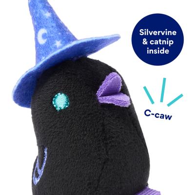 Show full view: Frisco Halloween Raven Sound Electronic Plush Cat Toy with Silvervine & Catnip slide 3 of 6