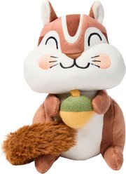 Frisco Woodland Chipmunk Plush Squeaky Dog Toy, Medium/Large