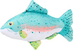Frisco Salmon Plush Kicker Cat Toy with Silvervine & Catnip