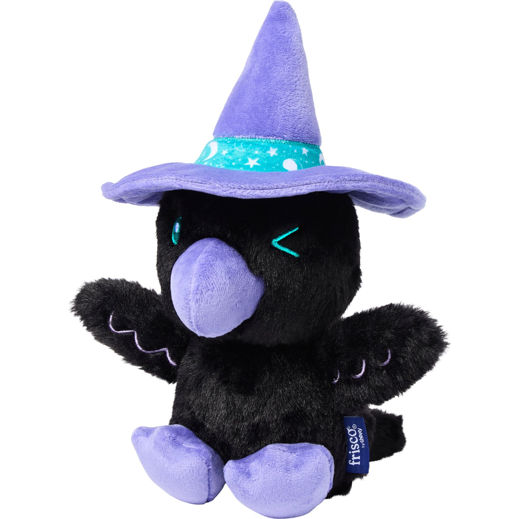 Frisco Halloween Raven Plush Squeaky Dog Toy, Medium/Large