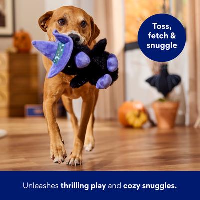 Show full view: Frisco Halloween Raven Plush Squeaky Dog Toy, Medium/Large slide 5 of 7