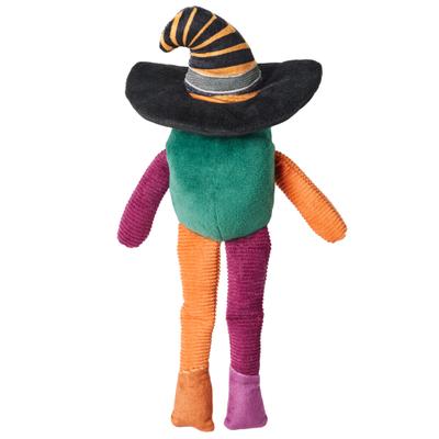 Show full view: Frisco Halloween Frog in Witch Hat Plush Kicker Cat Toy with Silvervine & Catnip slide 3 of 6