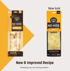Earth Animal No-Hide Strips Thin Natural Rawhide Free Peanut Butter Vegetarian Recipe Dog Chew Treats for Lighter Chewers, 4 count slide 2 of 9